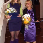 Nadia Kuzmina und Angelika Jekic bei der Verleihung des Preises der Miriam Stiftung