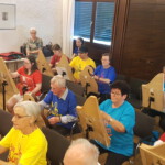 Beim Einspielen in St.Ulrich